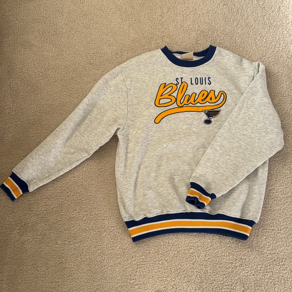 NHL Youth St. Louis Blues Sweatshirt SZ XL